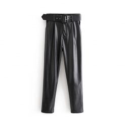 Boho Chic Clothing Chic Black Leather Pants