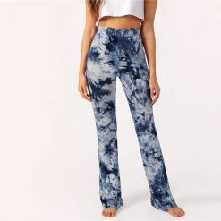 Boho Chic Clothing High Waist Dye Flare Pants