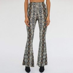 Boho Chic Clothing SNAKE PRINTED PANTS