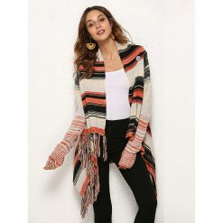 Boho Chic Clothing Fringe Vintage Sweater Cardigan